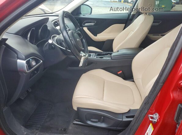 SADCJ2BN1HA097606 2017 JAGUAR F-PACE Красный Вид панели приборов