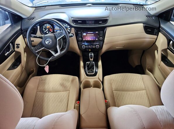 KNMAT2MV1JP597441 2018 NISSAN ROGUE Blue Vista del cuadro de instrumentos