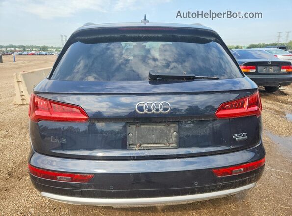 WA1BNAFY8J2133635 2018 AUDI Q5 Blue Widok wnętrza z przodu