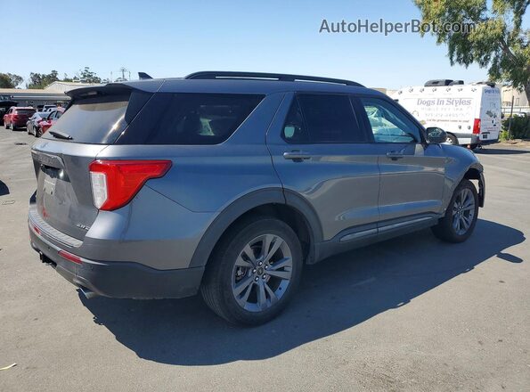 1FMSK8DHXNGB02837 2022 FORD EXPLORER Gray Передня права чверть