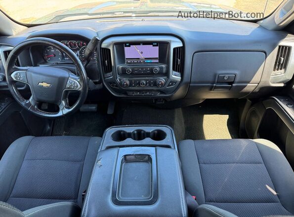 1GCVKREC8HZ144006 2017 CHEVROLET SILVERADO Серый Вид задних сидений