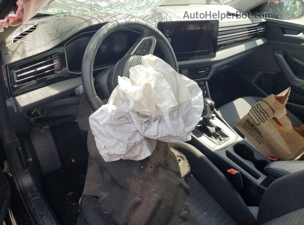 3VW5X7BUXSM068765 2025 VOLKSWAGEN JETTA Black Widok zestawu wskaźników