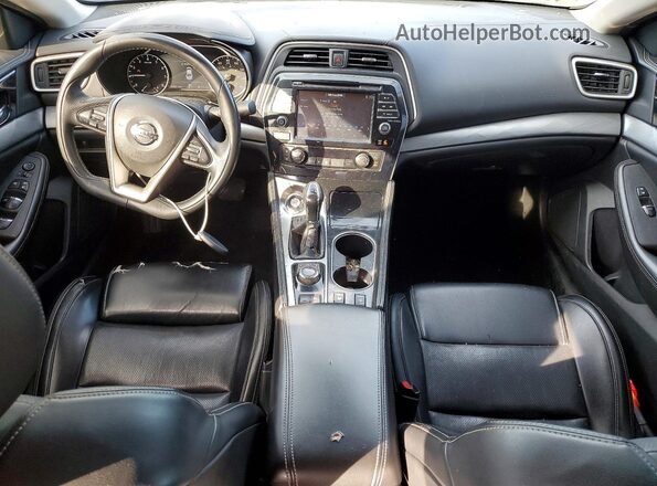 1N4AA6AP5JC410122 2018 NISSAN MAXIMA Black ხელსაწყოთა პანელის ხედი