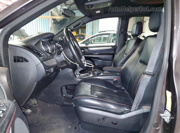 2C4RDGEG5JR249301 2018 DODGE GRAND Серый Вид панели приборов