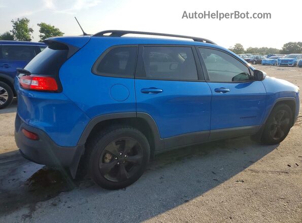 1C4PJLCB5JD544661 2018 JEEP CHEROKEE Blue Delantero derecho