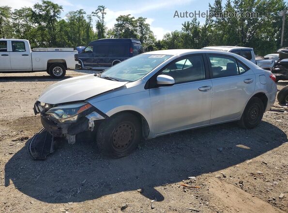 2T1BURHE3GC566834 2016 TOYOTA COROLLA Silver Rear left