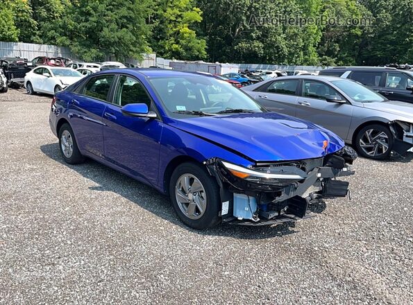KMHLL4DG7RU841821 2024 HYUNDAI ELANTRA Blue Tył lewy