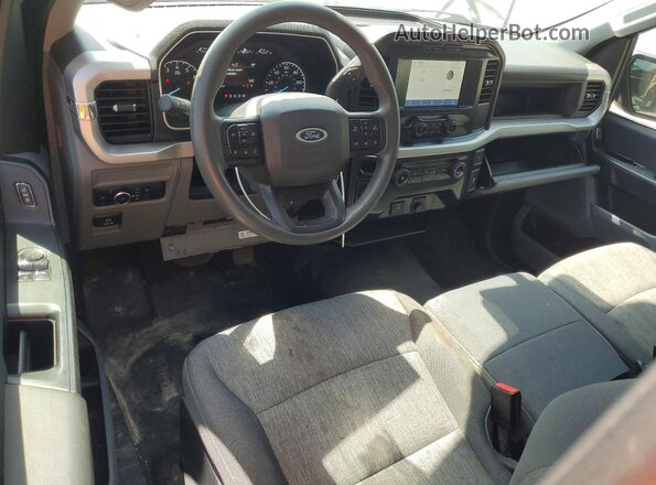 1FTMF1CB5NKE96458 2022 FORD F150 White ხელსაწყოთა პანელის ხედი