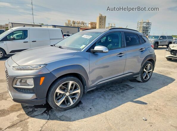 KM8K33A55JU086035 2018 HYUNDAI KONA Silver Rear left