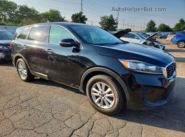 5XYPG4A5XLG612281 2020 KIA SORENTO Black Вид спереду