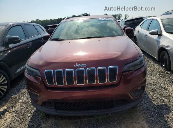1C4PJLCB6KD123212 2019 JEEP CHEROKEE Red უკანა ხედი