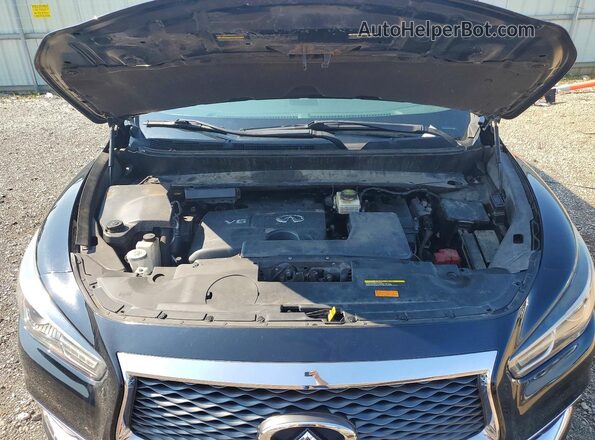 5N1DL0MM3HC518311 2017 INFINITI QX60 Черный Вид наклейки с VIN-кодом