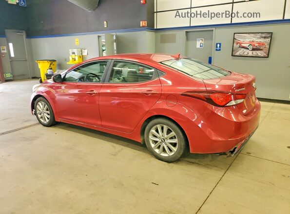 KMHDH4AE6GU517930 2016 HYUNDAI ELANTRA Burgundy Rear right
