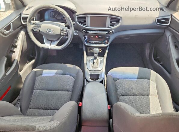 KMHC65LC0KU136747 2019 HYUNDAI IONIQ Белый Вид щитка приборов