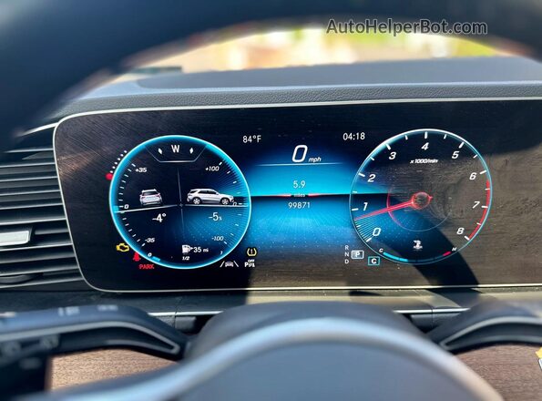 4JGFB4KB7LA012327 2020 MERCEDES-BENZ GLE-CLASS Blue Vista de los asientos traseros