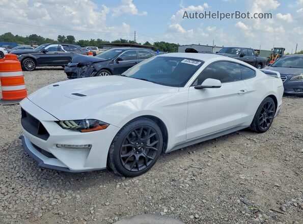 1FA6P8THXJ5175646 2018 FORD MUSTANG White Trasero izquierdo