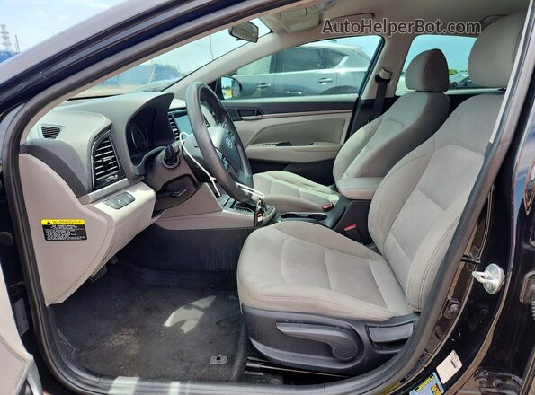 5NPD84LF0JH304791 2018 HYUNDAI ELANTRA Black Vista del salpicadero