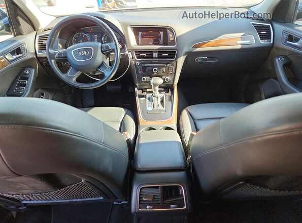 WA1C2AFP8GA007570 2016 AUDI Q5 Black Вид щитка приладів