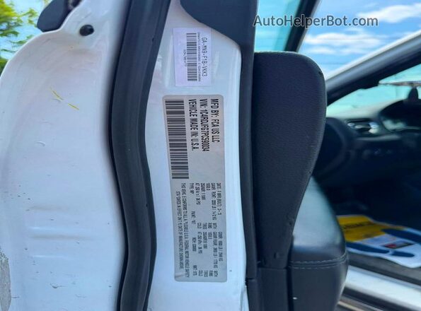 1C4RDJFG7PC590034 2023 DODGE DURANGO White Հետևի նստատեղերի տեսք