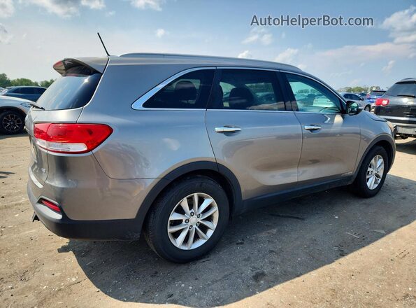 5XYPGDA52HG213131 2017 KIA SORENTO Серый Передняя правая четверть