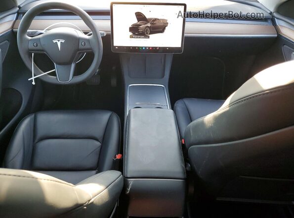 7SAYGDED2RF020317 2024 TESLA MODEL Black Vista del cuadro de instrumentos