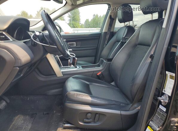 SALCP2BG9HH646996 2017 LAND ROVER DISCOVERY Black წინა პანელის ხედი
