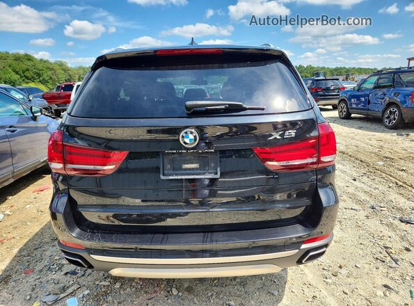5UXKT0C50J0W03487 2018 BMW X5 Black Вид салону спереду