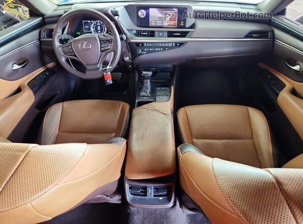 58ABZ1B12KU043880 2019 LEXUS ES Black Սարքավորումների վահանակի տեսք