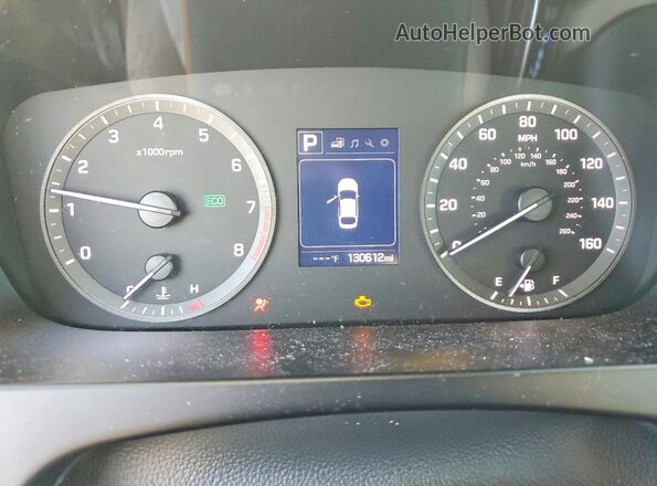 5NPE24AF5HH548942 2017 HYUNDAI SONATA Gray Вид задніх сидінь