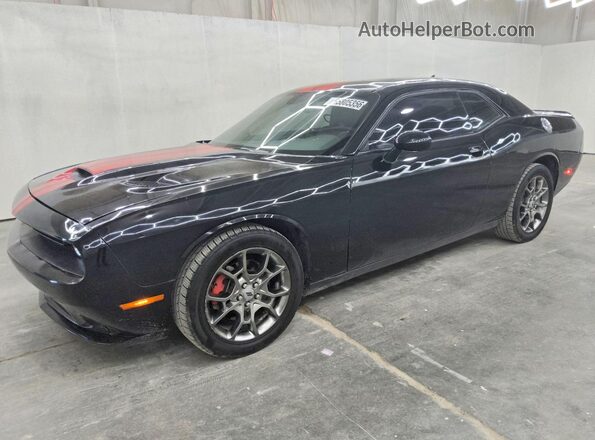 2C3CDZGG7HH589374 2017 DODGE CHALLENGER Black უკანა მარცხენა