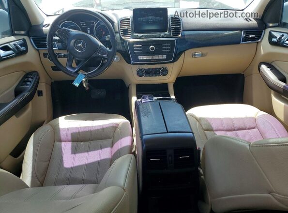 4JGDA5JBXHA954199 2017 MERCEDES-BENZ GLE White Widok zestawu wskaźników