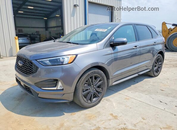 2FMPK4J95NBA59527 2022 FORD EDGE Gray Задня ліва чверть