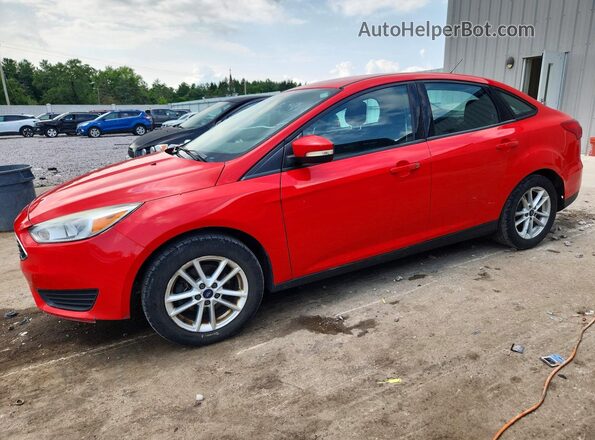 1FADP3F27GL320020 2016 FORD FOCUS Красный Задняя левая четверть