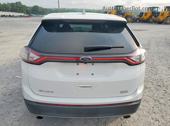 2FMPK3J96HBC59055 2017 FORD EDGE White Vista interior delantera