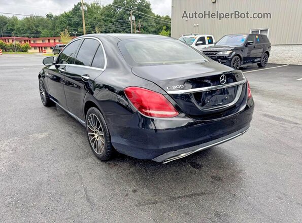 55SWF4KB0HU187623 2017 MERCEDES-BENZ C Black Հետևի աջ