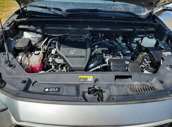 5TDKDRBH8RS550769 2024 TOYOTA HIGHLANDER Silver VIN კოდის სტიკერის ხედი