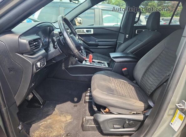 1FMSK8DHXLGB09848 2020 FORD EXPLORER Green Вид панелі приладів