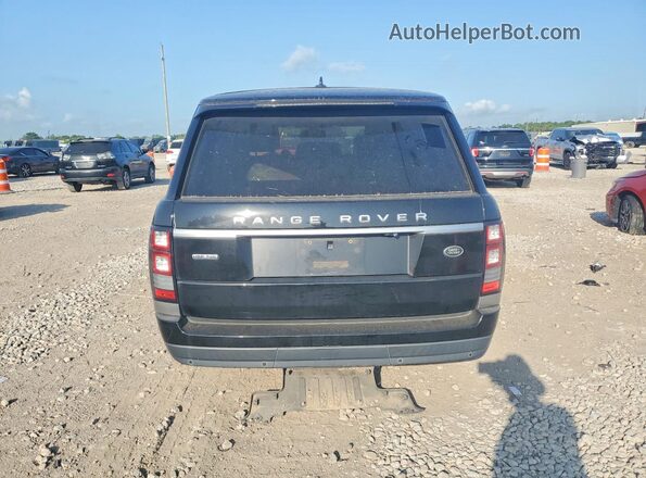 SALGS2KF1GA268946 2016 LAND ROVER RANGE ROVER Black Սալոնի դիմացի տեսք
