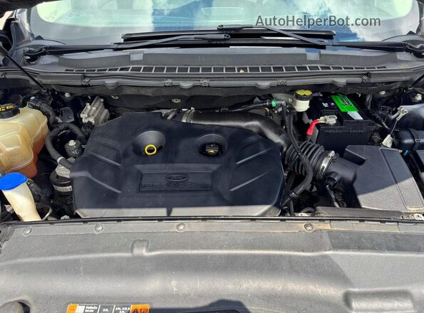 2FMPK4K95HBB18756 2017 FORD EDGE Black წინა პანელის ხედი