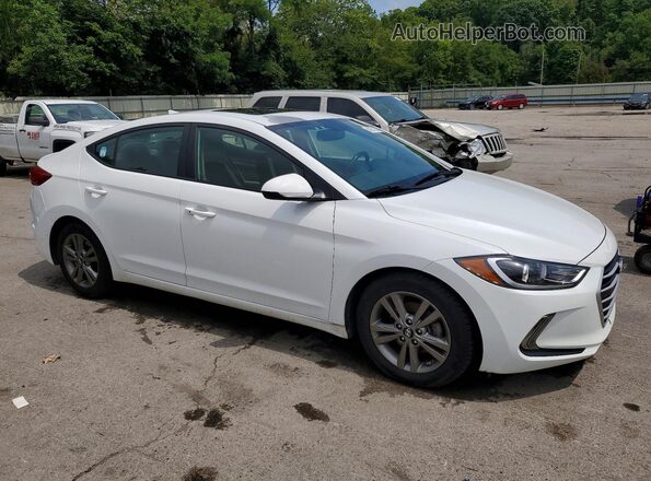 5NPD84LF5JH214679 2018 HYUNDAI ELANTRA White Դիմացի տեսք