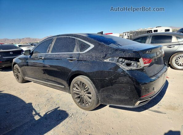KMHGN4JE7HU167375 2017 GENESIS G80 Черный Задняя правая четверть