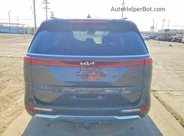 KNDNE5H32N6084863 2022 KIA CARNIVAL Gray Widok wnętrza z przodu