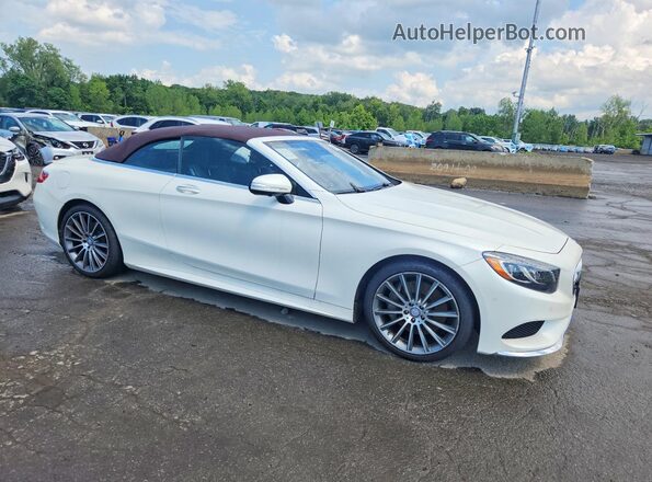 WDDXK8CB9HA024118 2017 MERCEDES-BENZ S White Vista frontal