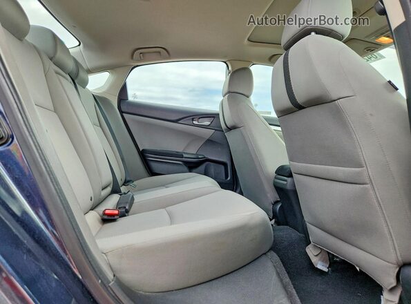 19XFC2F72JE033804 2018 HONDA CIVIC Синий Вид задней части салона