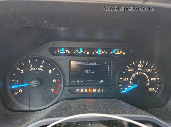 1FTEX1EP4HFA22976 2017 FORD F150 Черный Вид задних сидений