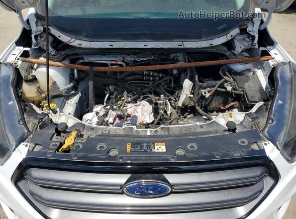 1FMCU0HD1KUA47621 2019 FORD ESCAPE White Vista de la etiqueta del VIN