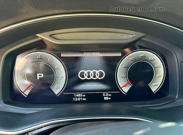 WA1EVBF15PD015447 2023 AUDI Q8 White Dashboard view