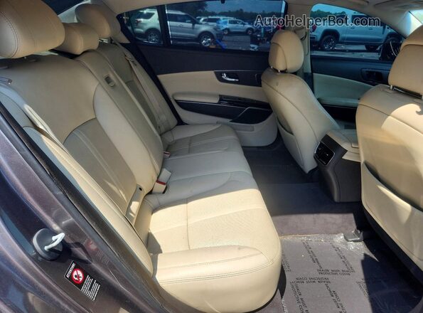 KNALU4D35G6031486 2016 KIA K900 Brown უკანა სალონის ხედი