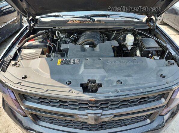 1GNSKHKCXKR113663 2019 CHEVROLET SUBURBAN Black Vista de la etiqueta del VIN
