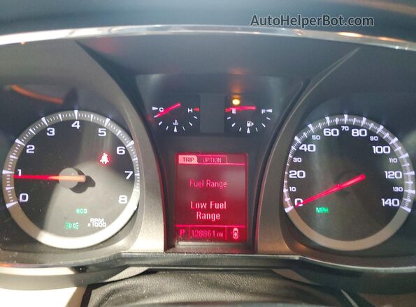 2GKALMEK8G6176572 2016 GMC TERRAIN Red Rear seats view